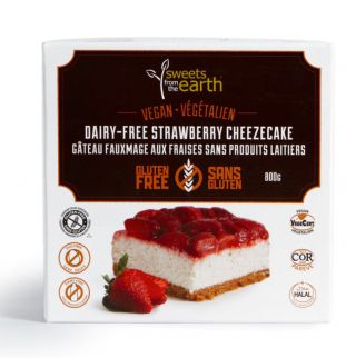 SWEETS FROM THE EARTH STRAWBERRY CHEEZECAKE