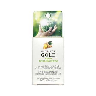 KMH FLOSSPOT GOLD VEGAN FLOSS REFILL