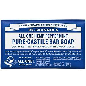 DR. BRONNER'S SOAP BAR PEPPERMINT