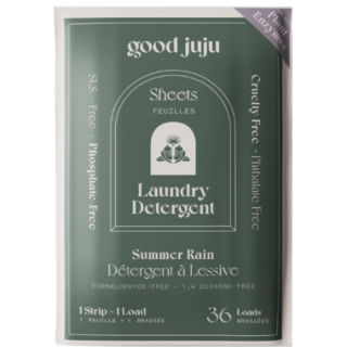 GOOD JUJU LAUNDRY DETERGENT SHEETS SUMMER RAIN