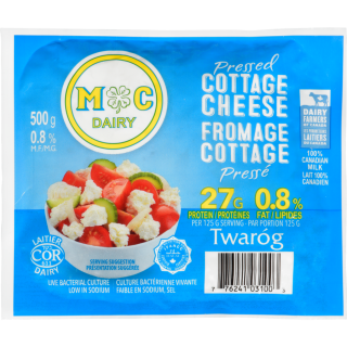 M-C DAIRY PRESSED COTTAGE CHEESE 0.8%