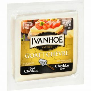 IVANHOE GOAT CHEDDAR CHEESE AGED