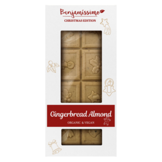BENJAMISSIMO WINTER EDITION GINGERBREAD ALMOND CHOCOLATE BAR