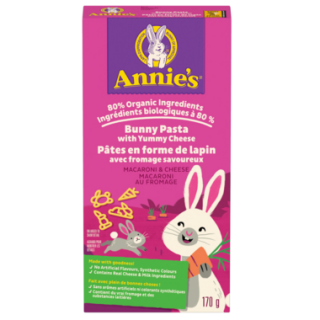 ANNIE'S BUNNY PASTA WITH YUMMY CHEESE 