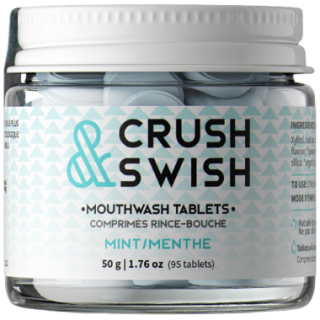 NELSON NATURAL'S CRUSH&SWISH MOUTHWASH TABLETS