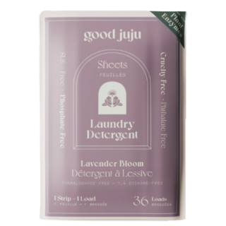GOOD JUJU LAYDRY DETERGENT STRIPS LAVENDER BLOOM
