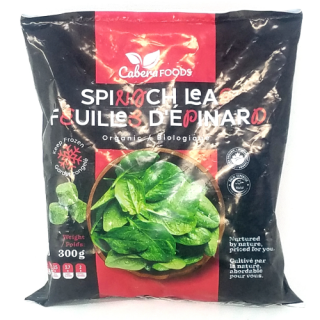 CABERA FOODS ORGANIC CUT SPINACH
