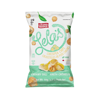 COVERED BRIDGE LELA'S CHICKPEA CHIPS CREAMY DILL