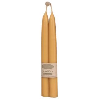 CHEEKY BEE GOLD TAPER BEESWAX CANDLE TAPER 8"