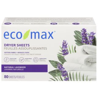 ECO-MAX DRYER SHEETS LAVENDER
