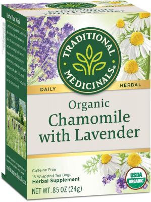 TRADITIONAL MEDICINALS TEA CHAMOMILE WITH LAVENDER