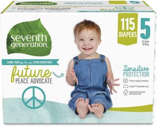 SEVENTH GENERATION DIAPERS SIZE 5