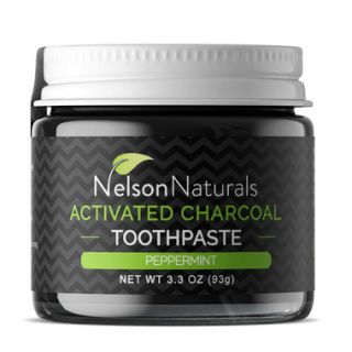 NELSON NATURTALS ACTIVATED CHARCOL AND PEPPERMINMT TOOTHPASTE