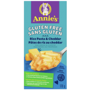 ANNIE'S RICE PASTA WITH WHITE CHEDDAR