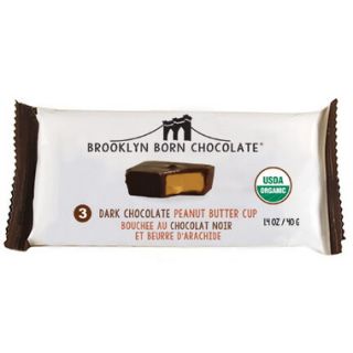 BROOKLYN BORN CHOCOLATE 3 DARK CHOCOLATE PEANUT  BUTTER CUPS