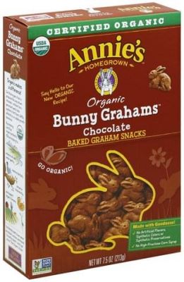 ANNIE'S CHOCOLATE BUNNY GRAHAM COOKIES