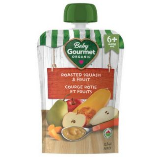 BABY GOURMET ORGANIC ROASTED SQUASH AND FRUIT POUCH