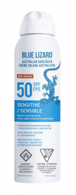 BLUE LIZARD 50 SPF SUNSCREEN SENSITIVE