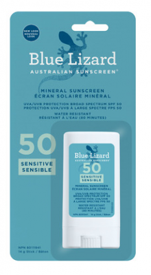 BLUE LIZARD SUNSCREEN 50 SPF STICK SENSITIVE