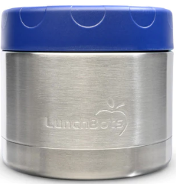 LUNCHBOTS WIDE THERMAL FOOD CONTAINER 12OZ NAVY