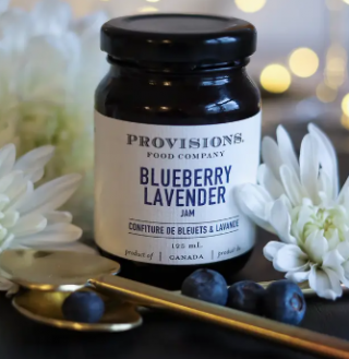 PROVISIONS FOOD COMPANY BLUEBERRY LAVENDER JAM