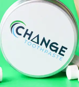 CHANGE TOOTHPASTE SPEARMINT TABLETS TRAVEL TIN