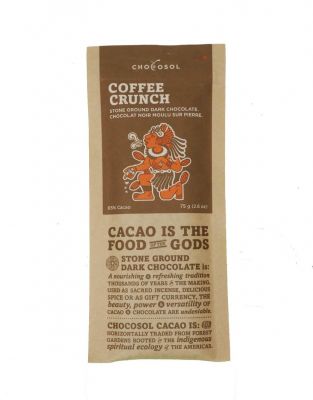 CHOCOSOL COFFEE CRUNCH CHOCOLATE BAR