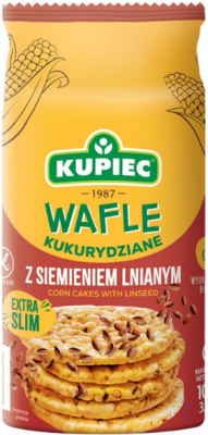 KUPIEC CORN CAKES WITH LINSEED