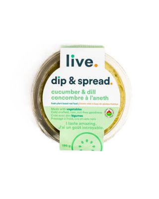 LIVE CUCMBER AND DILL DIP