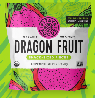 PITAYA FOODS ORGANIC DRAGON FRUIT SNACK SIZE PIECES