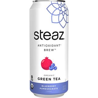 STEAZ ORGANIC GREEN TEA BLUEBERRY POMEGRANATE