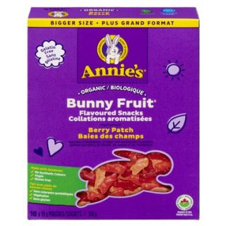 ANNIE'S ORGANIC BUNNY FRUIT FLAVOURED SNACK