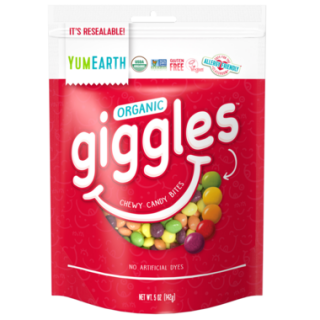 YUM EARTH GIGGLES CHEWY CANDY BITES