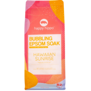 HAPPY HIPPO BUBBLING EPSOM SALT HAWAIIAN SUNRISE
