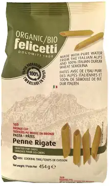 FELICETTI ORGANIC PASTA PENNE RIGATE