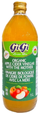 GIGI ORGANIC APPLE CIDER VINEGAR WITH THE MOTHER