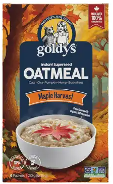GOLDY’S SUPERSEED OATMEAL MAPLE HARVEST
