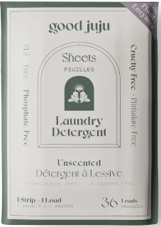 GOOD JUJU UNSCENTED LAUNDRY SHEETS