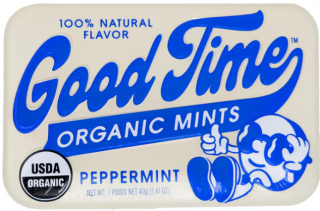 GOOD TIMES ORGANIC MINTS PEPPERMINT
