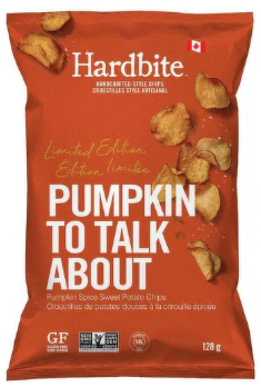 HARDBITE PUMPKIN TO TALK ABOUT SWEET POTATO CHIPS