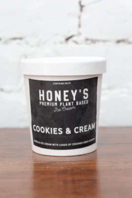 HONEY'S COOKIES AND CREAM VEGAN ICE CREAM