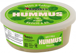 HABIBI'S BASIL & GARLIC HUMMUS 