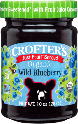 CROFTER'S JUST FRUIT SPREAD WILD BLUEBERRY