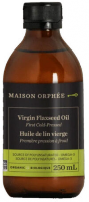 MAISON ORPHEE VIRGIN ORGANIC FLAXSEED OIL