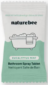 NATURE BEE EUCALYPTUS MINT CONCENRTATED BATHROOM CLEANER REFILL TABLET