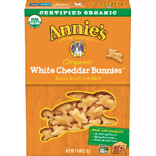 ANNIE'S WHITE CHEDDAR BUNNIES-CRACKERS