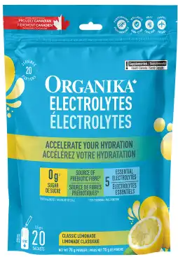 ORGANIKA ELECTROLYTES  CLASSIC LEMONADE SACHETTES