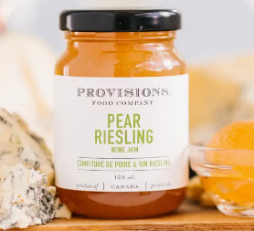 PROVISIONS FOOD COMPANY PEAR RIESLING WINE JAM