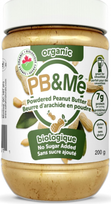 PB&ME ORGANIC POWDERED PEANUT BUTTER NO SUGAR