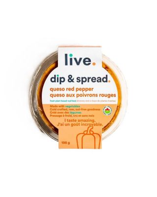 LIVE QUESO RED PEPPER DIP
